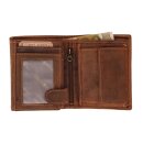 Greenburry Vintage Geldbörse Leder 10 cm (sattelbraun) [Textilien]