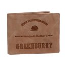 Greenburry Full Grain Vintage Geldbörse Leder Herrenbörse sand | Querformat