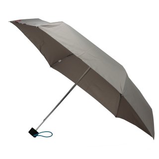 Esprit Petito Schirm Regenschirm Taschenschirm Grau-Türkis...