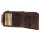 Greenburry Vintage Umhängegeldbeutel Leder Portemonnaie braun | 14 x 10,5 x 2,5 cm