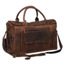 Greenburry Reisetasche Leder Vintage Travellerbag braun |...