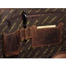 Greenburry Reisetasche Leder Vintage Travellerbag braun | 51x30x27