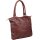 Greenburry BTK D450-24 Damen Flecht Shopper Scarlett 40x36x13cm hazelnut