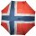 Y NOT Mini Taschenschirm manuell mit Flagge Norway