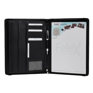 Felex Classic Avantgarde Schreibmappe A4 schwarz