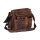 Greenburry Vintage Messenger  Leder Damentasche braun | 29x27x14cm