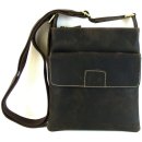 HGL Vintage Reißverschlusstasche braun
