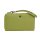 Greenburry Spongy Nappa Geldbörse Leder Geldbeutel grün | Querformat