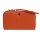 Greenburry Spongy Nappa Geldbörse Leder Portemonnaie orange | Querformat