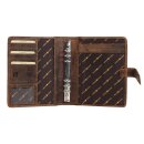 Greenburry Vintage Terminkalender-Leder-Terminplaner A5 braun | 25x20x6cm