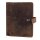 Greenburry Vintage Terminkalender-Leder-Terminplaner A5 braun | 25x20x6cm