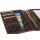 Greenburry Vintage Terminkalender-Leder-Terminplaner A5 braun | 25x20x6cm