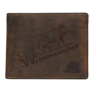 Geldbörse Portemonnaie mit Waidmannsheil Spruch