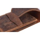 Greenburry Vintage Federmäppchen Braun 16x6,5x2 cm