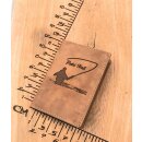 Greenburry Vintage Herren Leder Etui Ausweismappe Braun 12x9x1 cm
