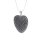 Felex Stingray Halskette mit Herz aus Rochenleder Herzkette castor gray