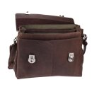 Harolds Antic Aktentasche Businesstasche Taupe 35x42x10 cm