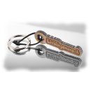Felex Schlüsselanhänger aus Holz viele Variationen 6,5x2x0,4 cm