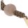 Felex Schlüsselanhänger aus Büffelhorn Alpino l Schluesselanhaenger aus Horn l Keychain l Schlüsseletui l Geschenk für Freundin l 6,5x2x0,4 cm