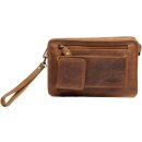 Harolds Handgelenktasche Leder Herrentasche antic 23x5x15cm