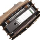 Harolds Bürotache Leder Aktentasche antic 41x22x31cm