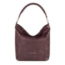 zwei LISETTE Umhängetasche Henkeltasche wine I...