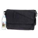 Greenburry Vintage Revival Shopper Schwarz Überschlagtasche 25x30x13cm
