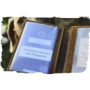 Greenburry  Dokumententasche Ausweismäppchen 16,5x1,5x12cm mit Motiv einer Russisch Blau Katze