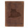 Greenburry  Herren Geldbörse Braun Ausweismäppchen 16,5x1,5x12cm mit Motiv der Perser Katze
