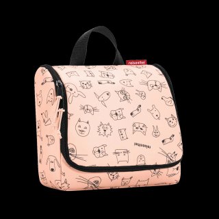 reisenthel toiletbag Kulturtasche kids cats and dogs rose