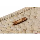 Felex Ibizatasche Damen Strandtasche Einkaufskorb mit Love Motiv I 46x35x14cm