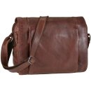 Greenburry Vintage Umhängetasche cognac 39x28x13cm