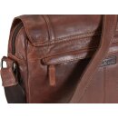 Greenburry Vintage Umhängetasche cognac 39x28x13cm