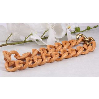 Halskette Wasserschlange Chain / 46x35mm / Wavy Chain / 63cm