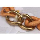Halskette Wasserschlange Chain / 46x35mm / Wavy Chain / 63cm