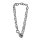 Halskette Wasserbüffel Chain 43x33mm Matt / Wavy  / 116cm