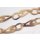 Halskette Wasserbüffel Chain 88mm White shiny / Teardrop w/ ring / 110cm