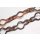 Halskette Wasserbüffel Chain 63mm Brown shiny / Teardrop w/ ring / 100cm