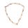 Halskette Wasserbüffel Chain 82mm White shiny / Teardrop w/ ring / 110cm