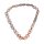 Halskette Wasserbüffel Chain 68mm Brown shiny / 8 design / 110cm
