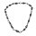 Halskette Wasserbüffel Chain 65mm Black shiny / Twisted w/ ovel / 110cm