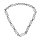 Halskette Wasserbüffel Chain 80mm Black shiny / oval twisted / 110cm