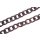 Halskette Holz Ebony chain  ca.27x20 mm / black shiny / small wavy / 80cm