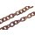 Halskette Holz Robles chain ca.27x20 mm  / natural  /  small wavy / 86cm