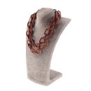 Halskette Holz Bayong chain ca.30mm  / natural / Ring /...