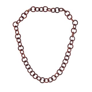 Halskette Holz Bayong chain ca.30mm / natural / Ring / 104cm