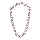 Halskette Holz Bayong chain  ca.35mm  / natural  / Ring / 130cm