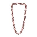 Halskette Holz Bayong chain  ca.25mm  / natural / Ring / 96cm