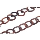 Halskette Holz Ebony chain  ca.53mm  / natural / Wavy  / 140cm