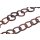 Halskette Holz Ebony chain  ca.53mm  / natural / Wavy  / 140cm